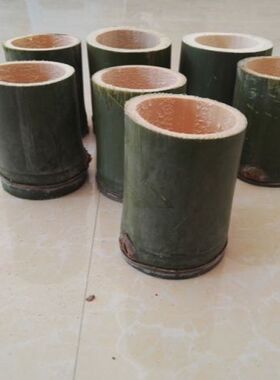 新鲜蒸酒酒店蒸菜竹艺品竹筒