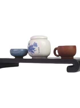 底座品木王红木复古茶壶底座