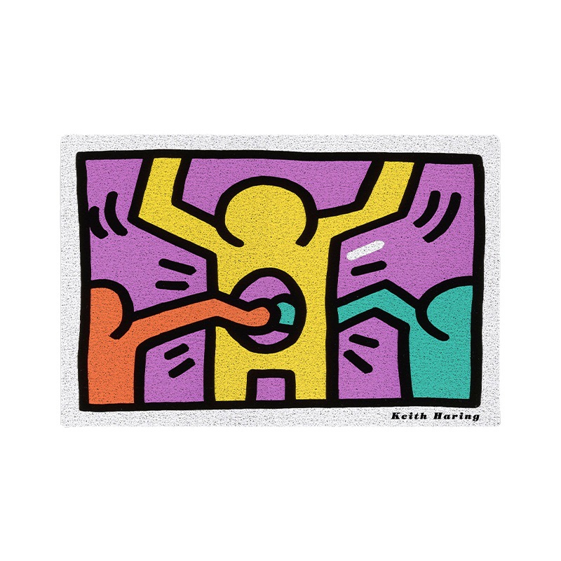 入户地垫门垫进门卡通创意潮流家用门口脚垫丝圈塑料欢迎可裁剪 - 图3