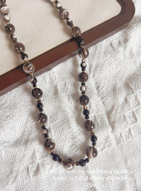 原创设计【阿鲁比斯】夏日度假搭配自然原始天然贝壳男女串链饰物