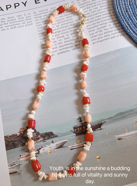 原创设计深海奇遇记天然海中项链