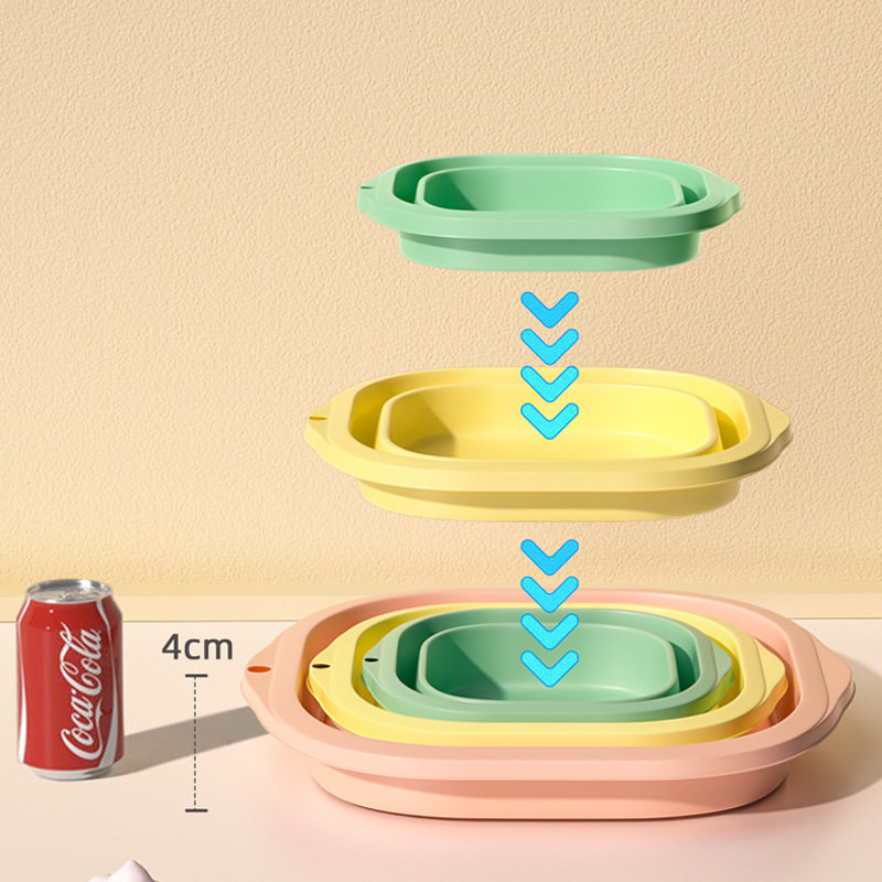 可折叠脸盆宿舍学生洗衣便携式旅行大小号塑料洗脸盆子家收纳面盆,淘宝优惠券,粉丝福利购,淘宝优惠卷