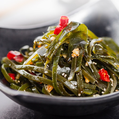 凉拌海带丝酒店饭店餐饮用特色半成品凉菜开袋即食素菜冷菜冷盘-图0