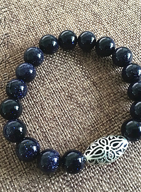 纯银泰国佛牌水晶手链