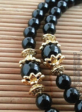 黑玛瑙金色其他款式挂链可定制