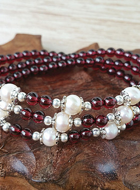 石榴石多层其他款式手串可定制