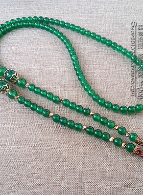 绿玛瑙金色其他款式挂链可定制