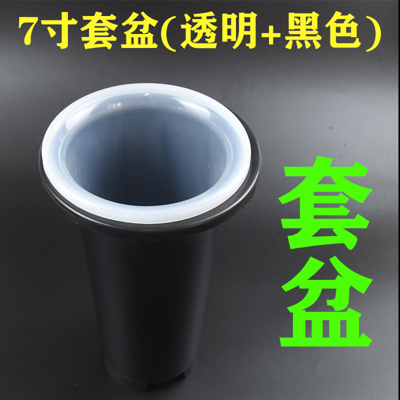 兰花盆套盆塑料兰花花盆加厚加高兰草盆透明盆兰花专用花盆养兰盆,淘宝优惠券,粉丝福利购,淘宝优惠卷