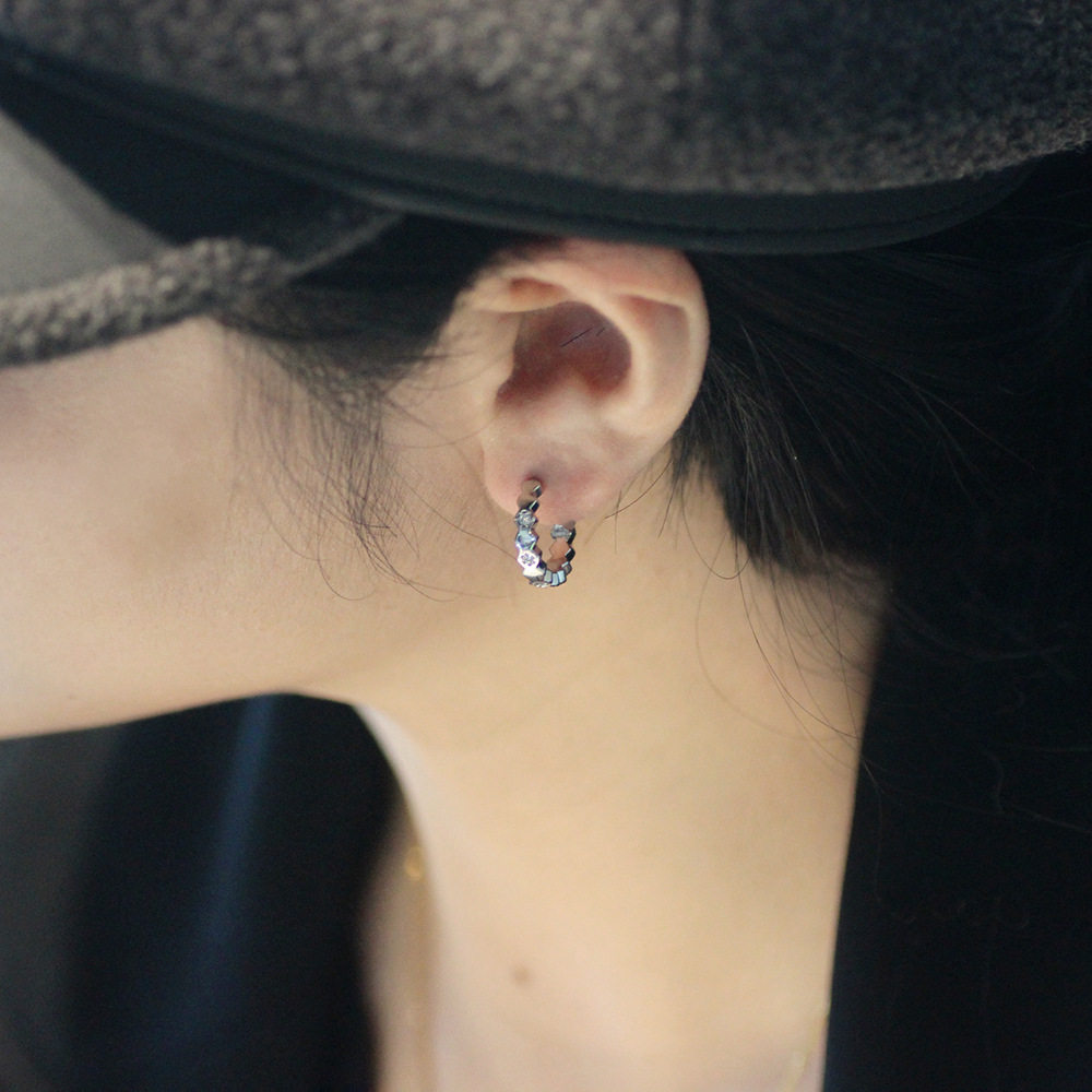 小众气质高级感ins耳环小巧精工设计感时尚百搭C形镶钻耳钉 44314,淘宝优惠券,粉丝福利购,淘宝优惠卷