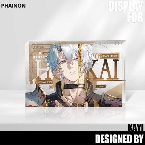 那刻夏白厄万敌二次元高透亚克力水晶砖520毕业季送女友桌面装饰 - 图2