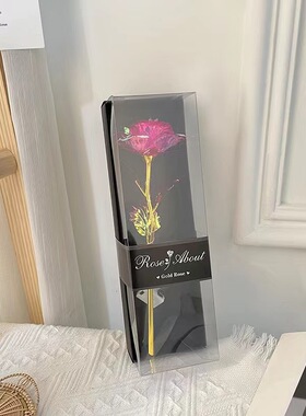 七夕情人节礼物有钱花玻璃罩创意手工玫瑰花送老婆送女友老师礼物