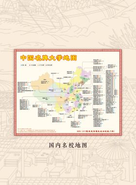 名校目标墙贴高考大学名校墙贴
