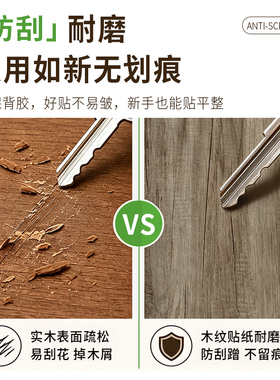 复古木纹门贴纸自粘房门卧室门遮瑕改色整张翻新门框门板包边防水
