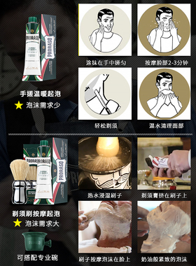 PRORASO桉树清爽控油啫喱剃须膏