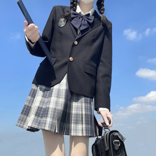 夏日和风铃 两粒扣西服/JK制服校供感日系西式制服 - 图1