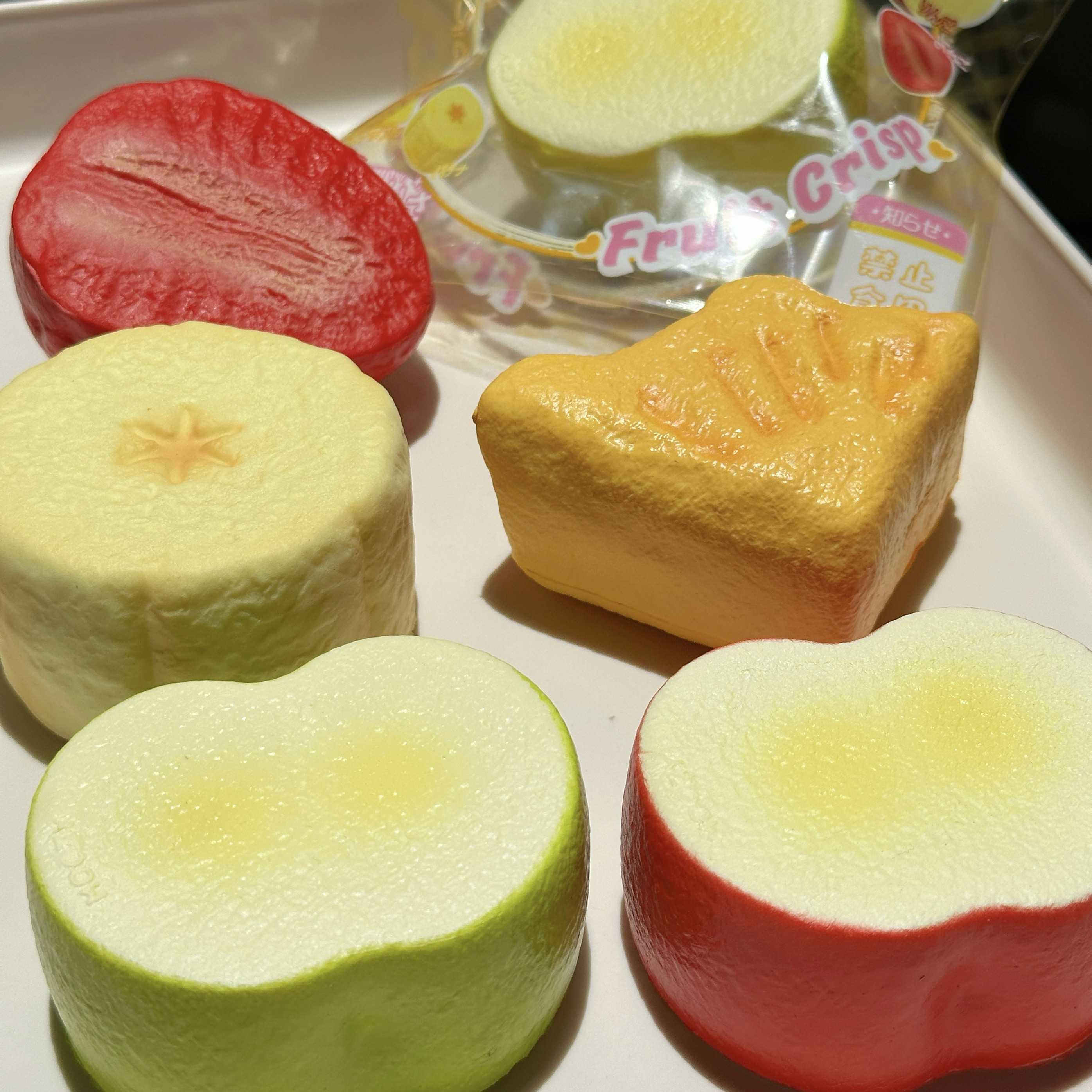 木吉抹茶香蕉酥仿真水果酥慢回弹玩具苹果草莓菠萝解压玩具捏捏乐,淘宝优惠券,粉丝福利购,淘宝优惠卷
