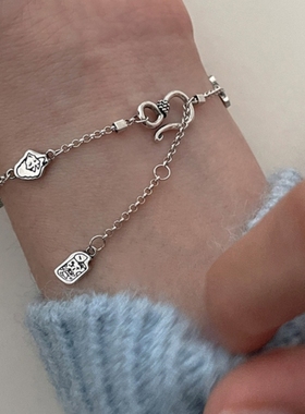 手链OGLoc镀银复古女