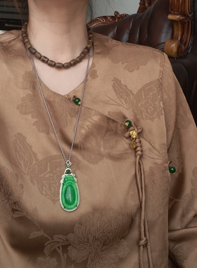 原创设计项链OGLoc纯银木制