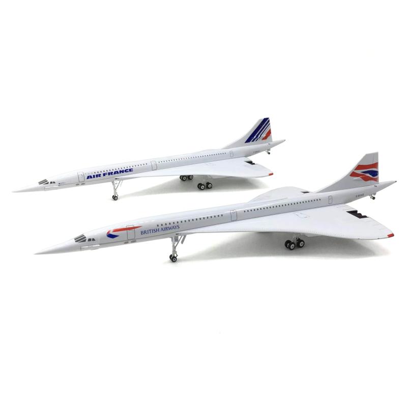 1:200 超音速飞机协和 concorde 客机合金飞机 模型收藏摆设品 - 图0