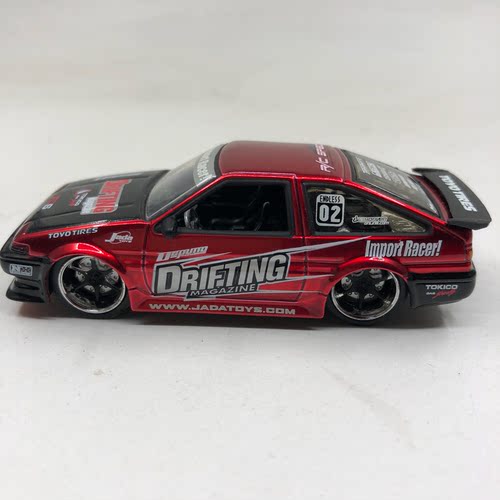 1:64JADA 佳达 丰田 Toyota AE86 赛车版 仿真合金汽车模型无包装 - 图0