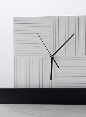 极简座钟摆件卧室床头柜时钟装饰