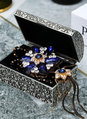 锌合金金属珠宝盒欧式创意复古戒
