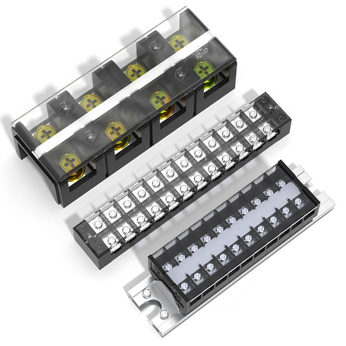 接线端子TB-1512组合式接线排TD线耳电线连接器TC端子排3位15A60A - 图3