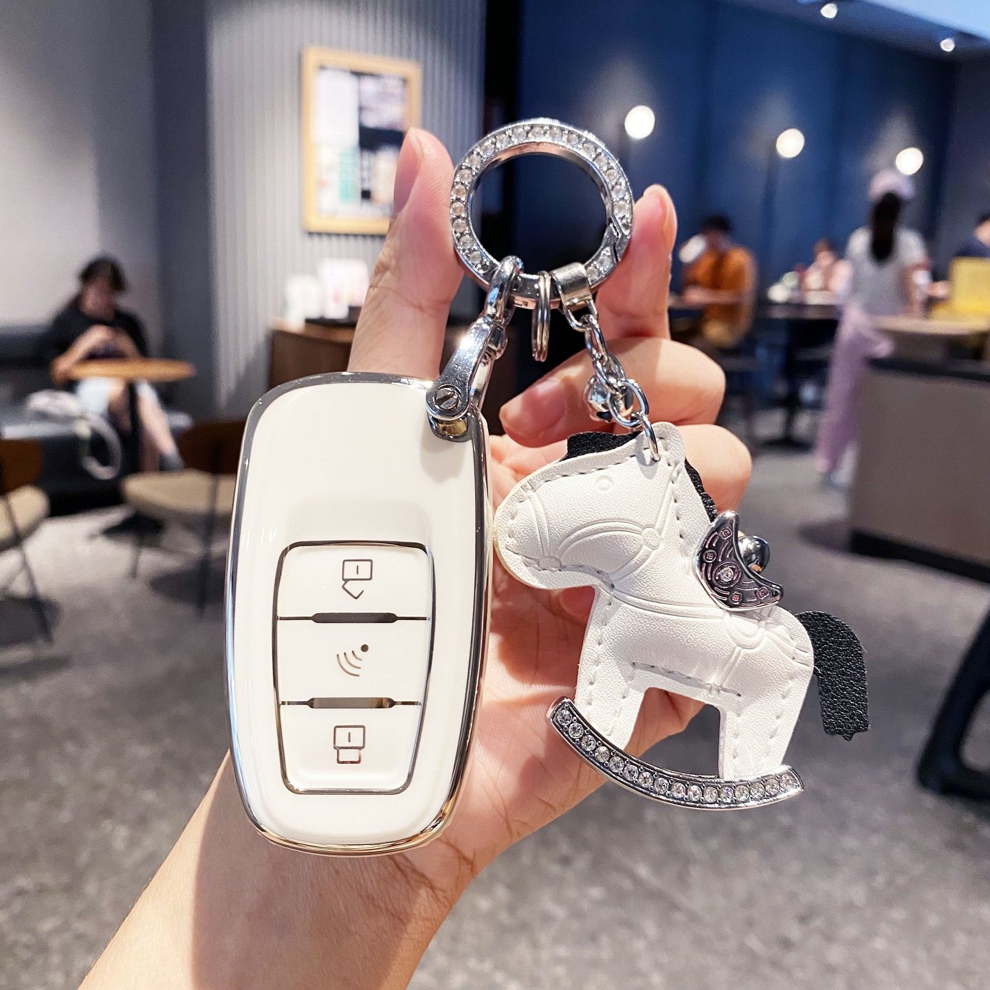 适用于新款知豆彩虹钥匙套新能源电动汽车改装遥控包金彭保护壳扣,淘宝优惠券,粉丝福利购,淘宝优惠卷