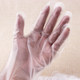 Thickened transparent plastic disposable gloves for catering and hairdressing
