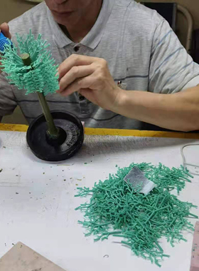 打印紫蜡3D喷蜡失蜡铸造倒模倒银