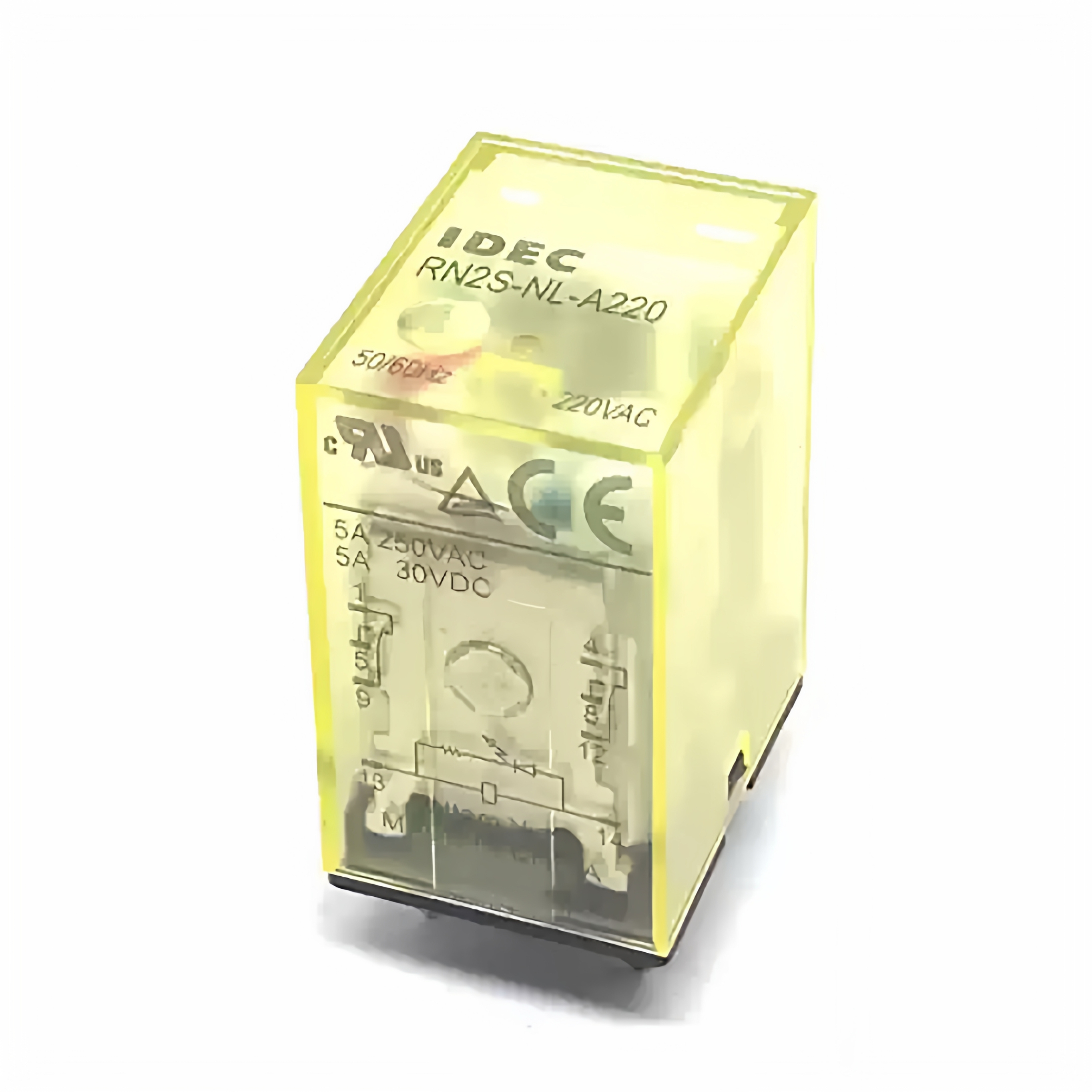 IDEC正品和泉RN2S-NL-D24 RN4S-NL-D24 RN4S-NL-A220继电器SNL-48 - 图2