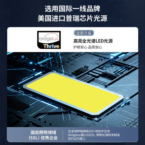 雷士照明磁吸轨道灯智能无主灯全光谱护眼嵌入式泛光线形灯格栅灯 - 图0