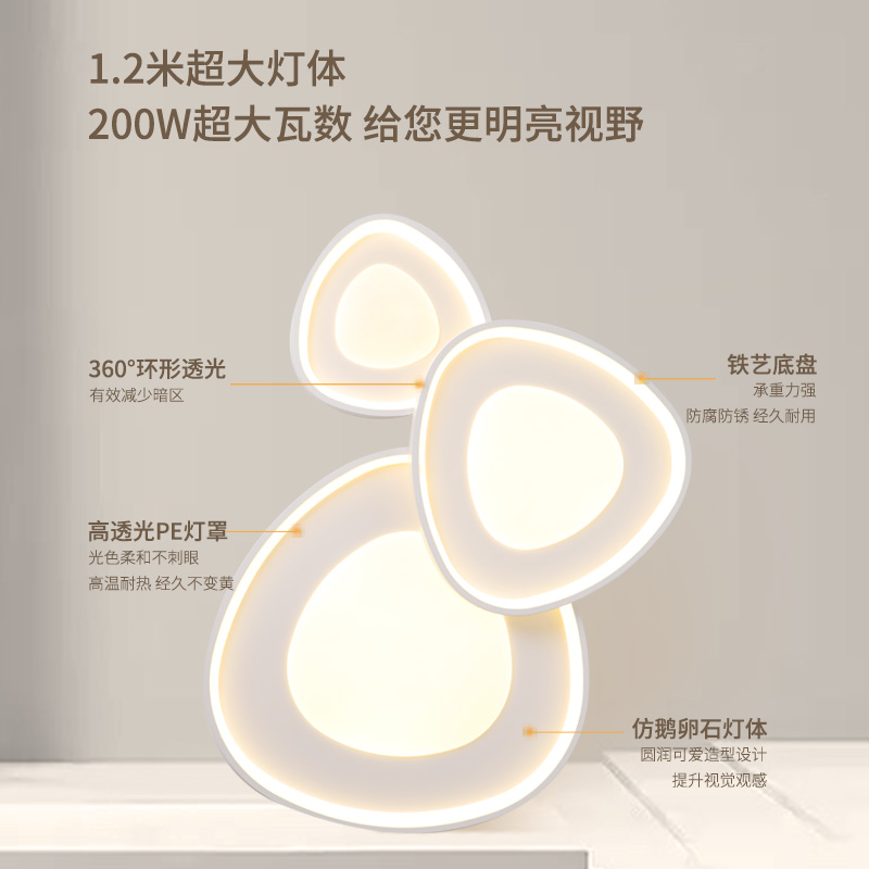 NVC lighting living room ceiling lamp full spectrum eye protection