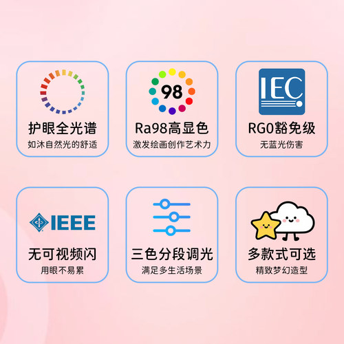雷士照明儿童房灯主卧室灯全光谱吸顶灯男孩女孩房间蝴蝶创意灯具 - 图1