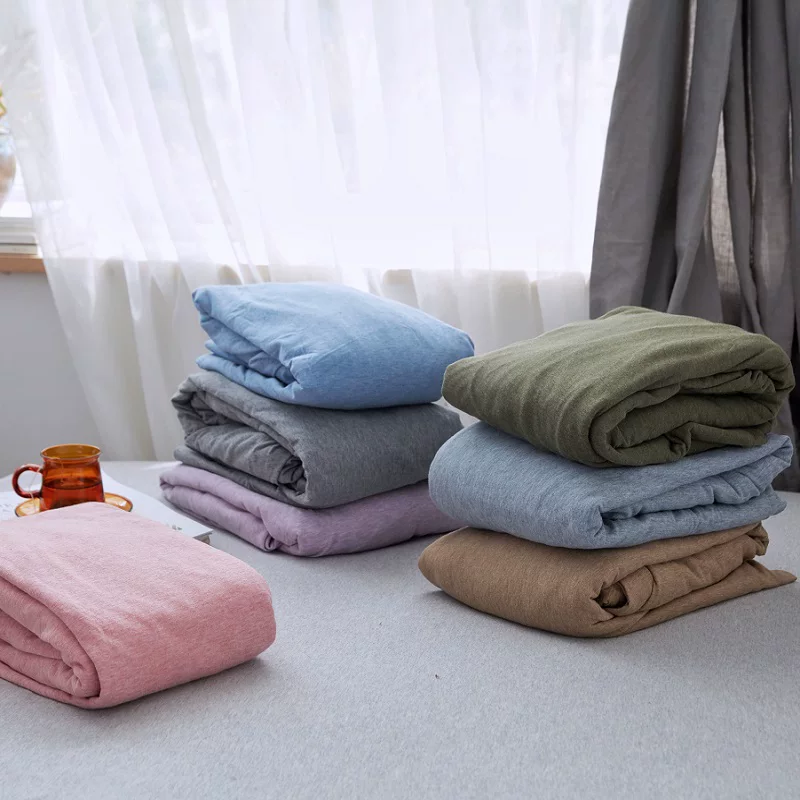 Japanese cotton bedspread, knitted soft sheet, 90x, 2.0m