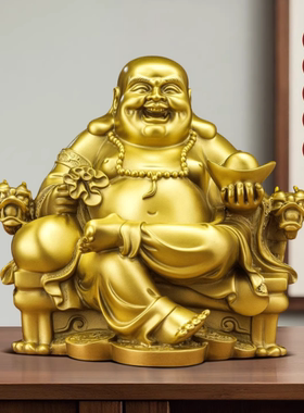 铜像佛像龙椅佛摆件龙椅佛