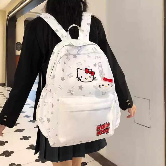 KT cat cute and lightweight schoolbag for female students