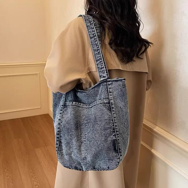 Canvas bag for women 2026 new style large capacity fashionable and simple
