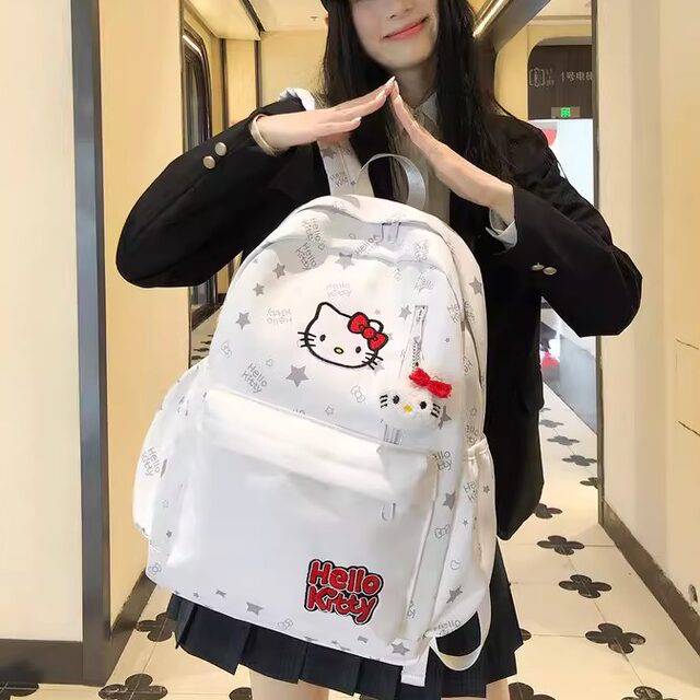 KT cat cute and lightweight schoolbag for female students
