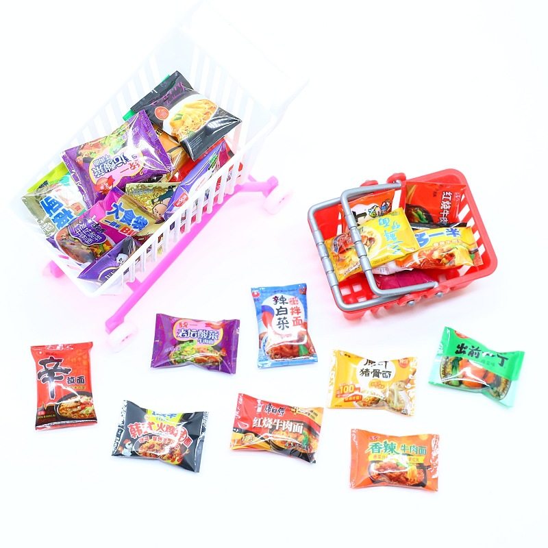 Dollhouse娃娃屋迷你仿真泡面微缩超市零食小卖部食玩摆件道具,淘宝优惠券,粉丝福利购,淘宝优惠卷