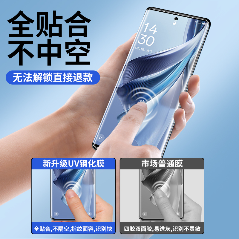 适用opporeno10防窥钢化膜reno10pro全屏手机膜oppo曲屏防偷窥屏opop曲面全包por全胶玻璃rone10防摔保护贴膜 - 图0