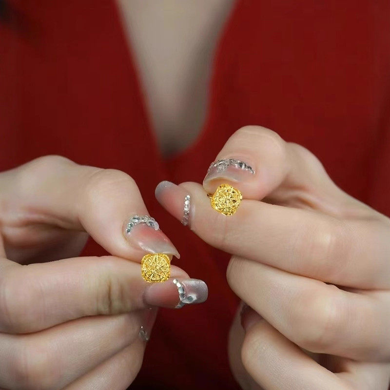 金包银轻奢时尚耳钉女金色镂空高级感耳环现货速发新年礼物,淘宝优惠券,粉丝福利购,淘宝优惠卷