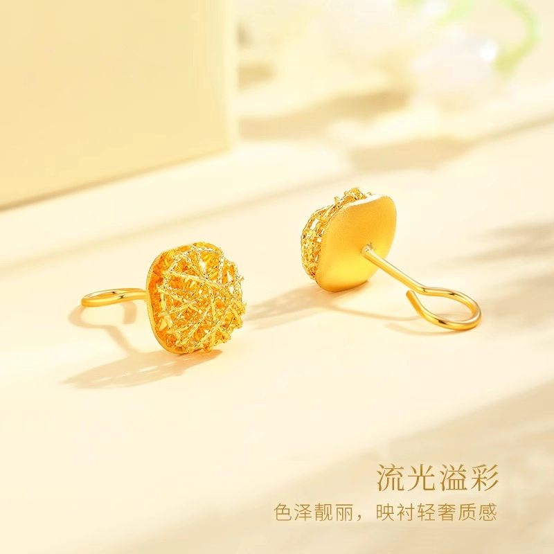 金包银轻奢时尚耳钉女金色镂空高级感耳环现货速发新年礼物,淘宝优惠券,粉丝福利购,淘宝优惠卷