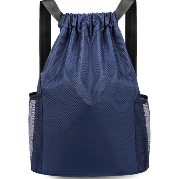 Tennis bag children's adult badminton backpack men's drawstring pocket lightweight tennis racket bag drawstring storage bag printed