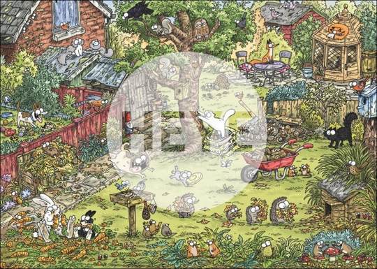 Genuine HEYE German imported puzzle puzzle decompression 29933 garden adventure 1000 pieces triangle