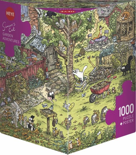 Genuine HEYE German imported puzzle puzzle decompression 29933 garden adventure 1000 pieces triangle