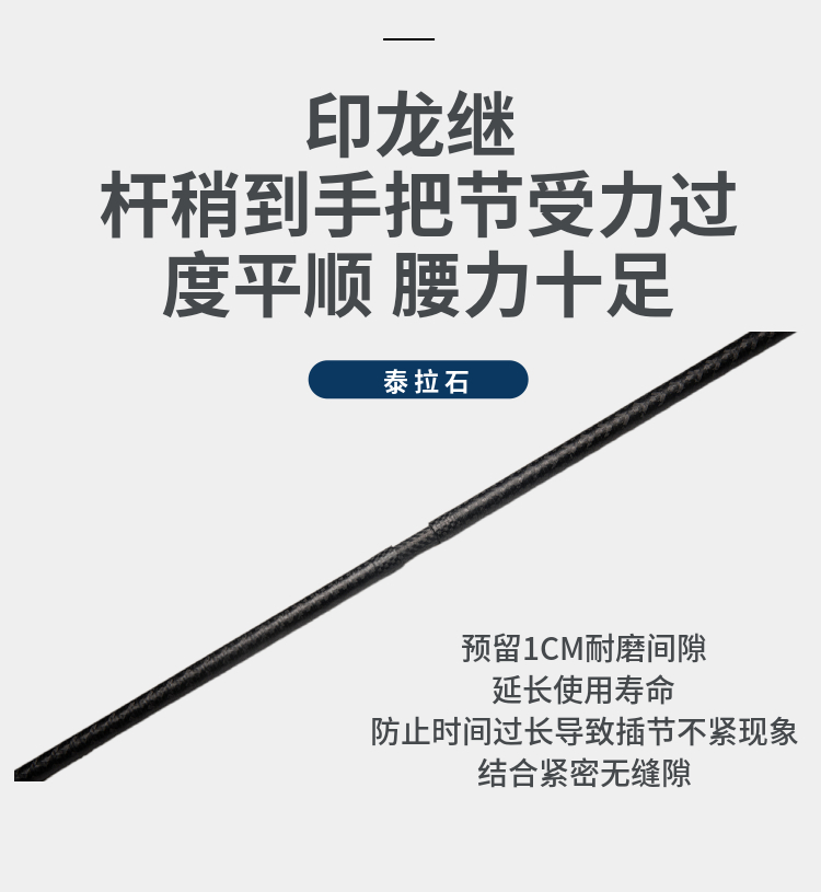 大迷泰拉石路滑杆、路亚杆1米45 两用杆 大迷抖音快手同步 - 图0