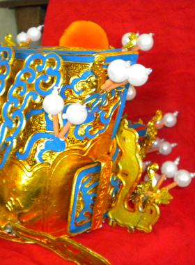 京剧金刁财神关公老爷寺庙盔帽