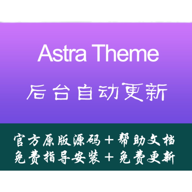 Astra PRO主题 Woocommerce电商主题后台自动更新不限站点-图1