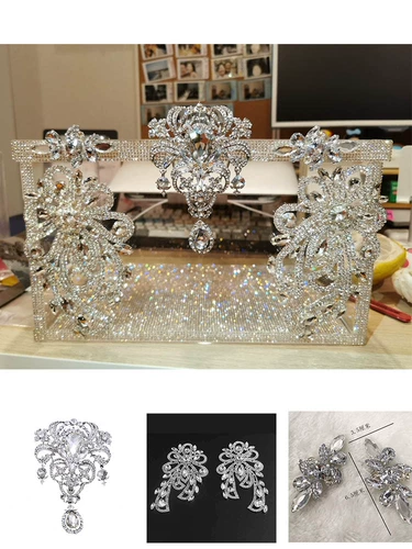 Наклейка, аксессуар, стеклянные аксессуары, легкий роскошный стиль, полный комплект